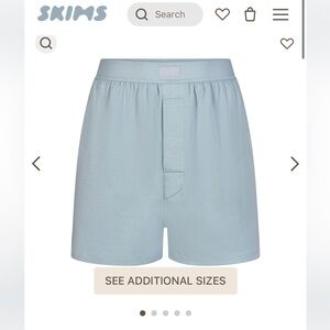 SKIMS | 	BOYFRIEND LOOSE BOXER |DENIM / Medium | NWT